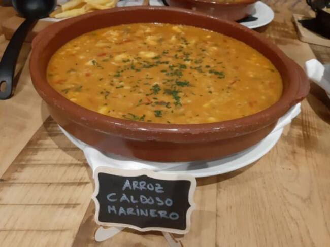 Arroz caldoso marinero