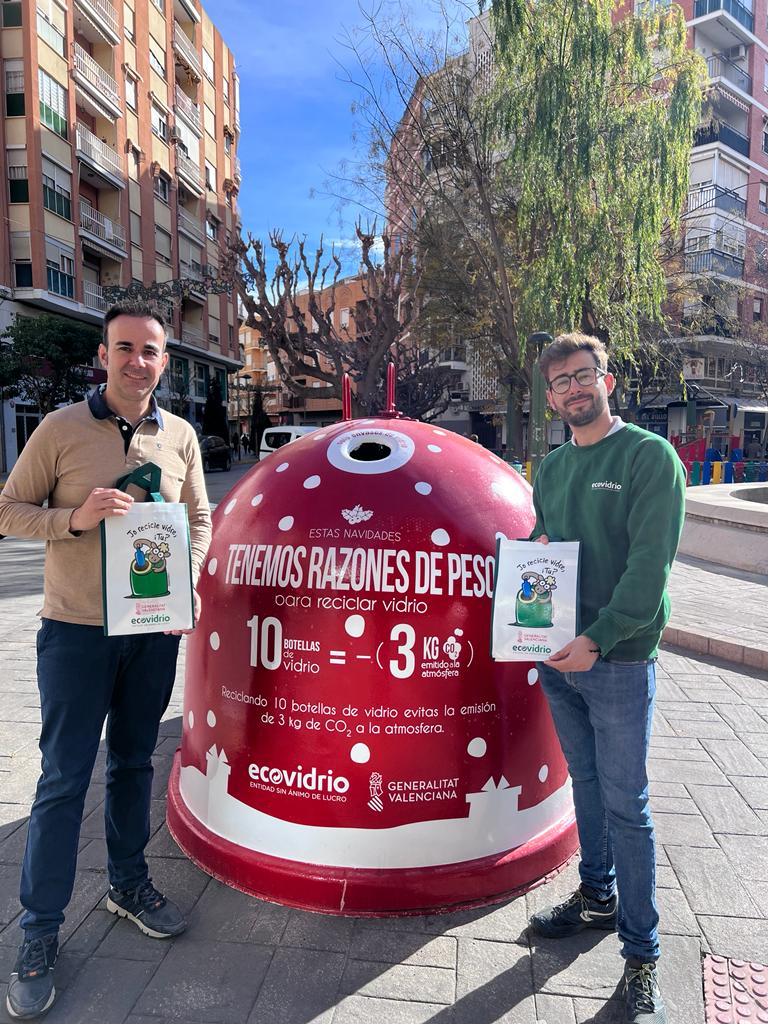 Campaña ecovidrio en Villena