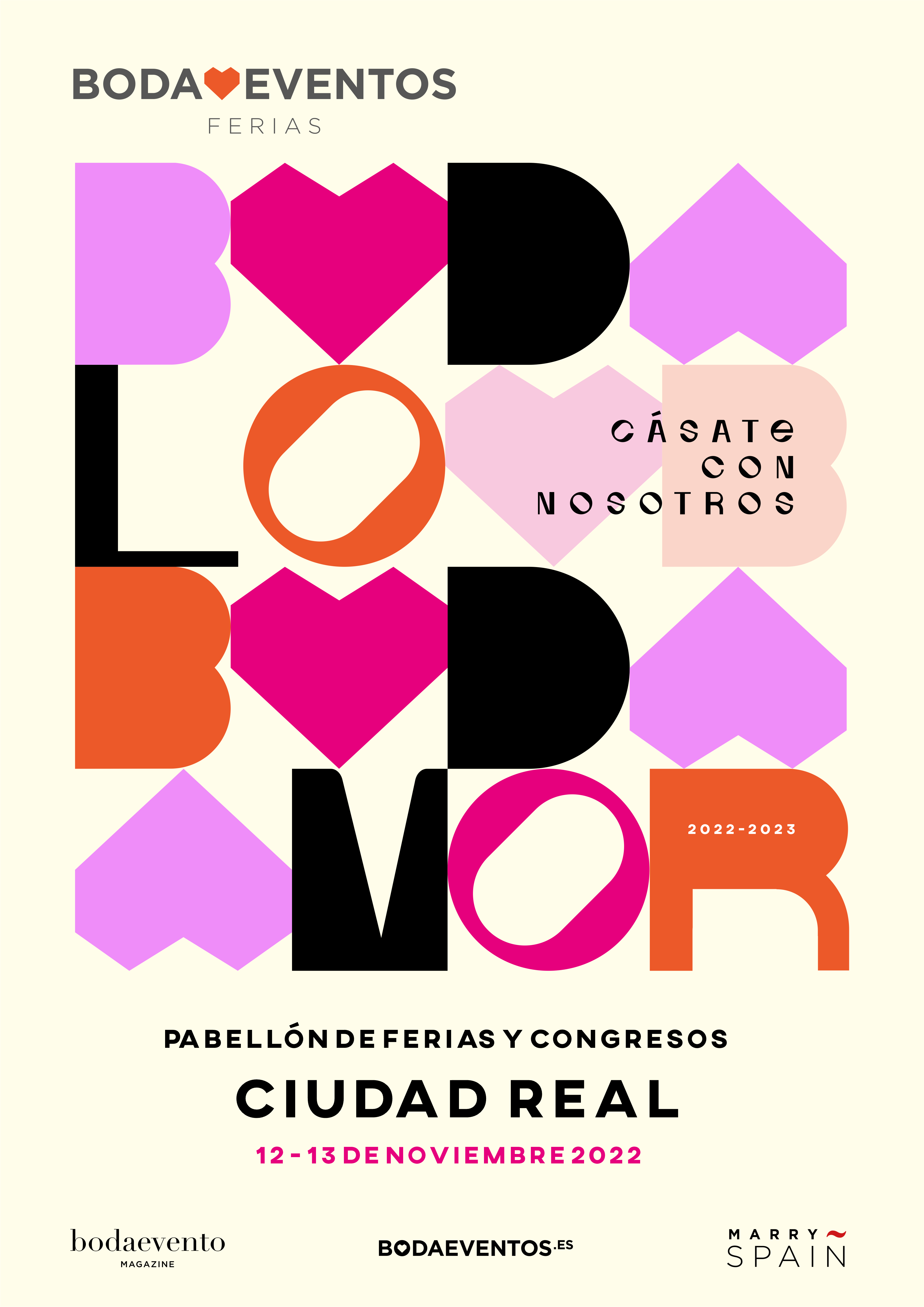 Cartel de Feria de Bodas en el Pabellón de Ferias de Ciudad Real