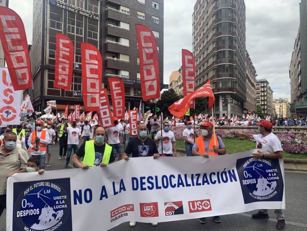 Manifestación a favor del empleo en LM (Archivo)