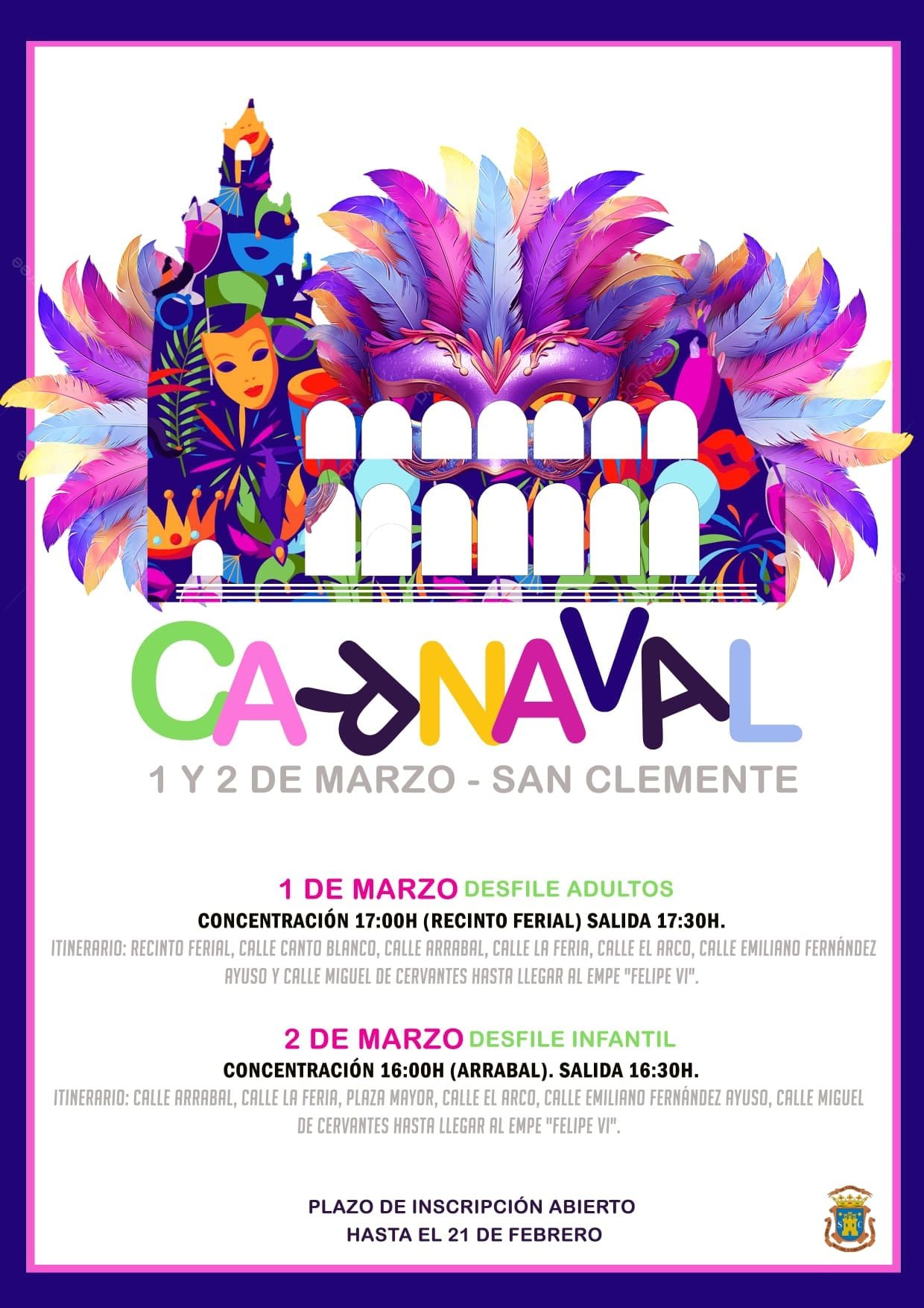 Cartel del carnaval de San Clemente