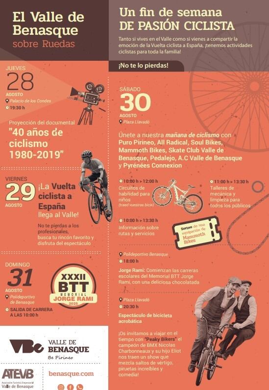 Actividades El Valle de Benasque sobre ruedas"