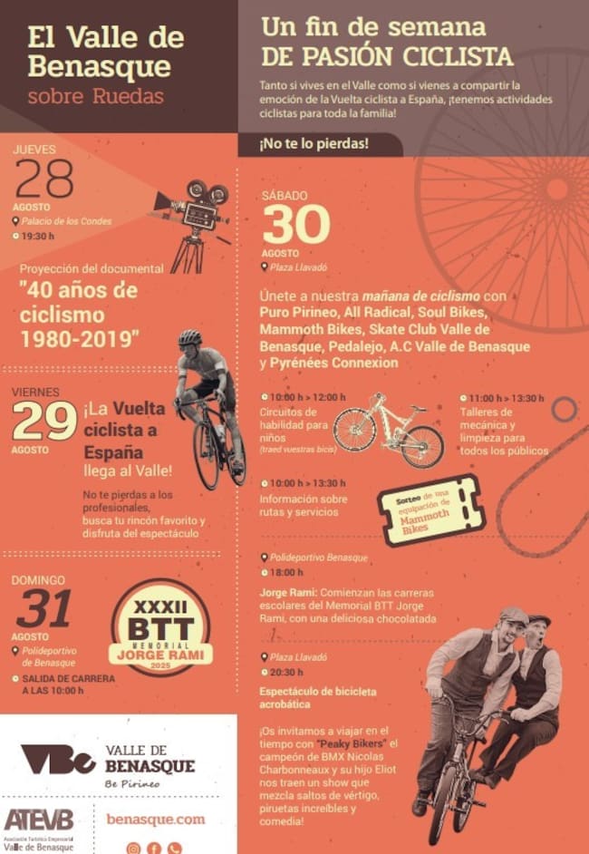 Actividades El Valle de Benasque sobre ruedas"