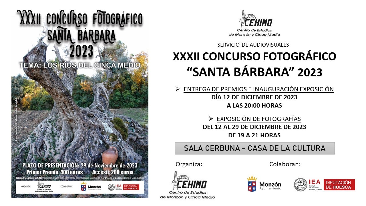 Concurso Fotográfico &quot;Santa Bárbara&quot; 2023