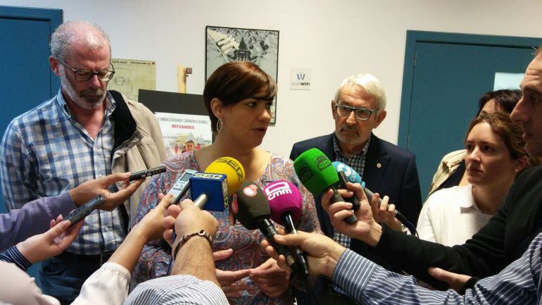 Maite Fernández, en la apertura de las IX Jornadas de cooperación al desarrollo de Puertollano
