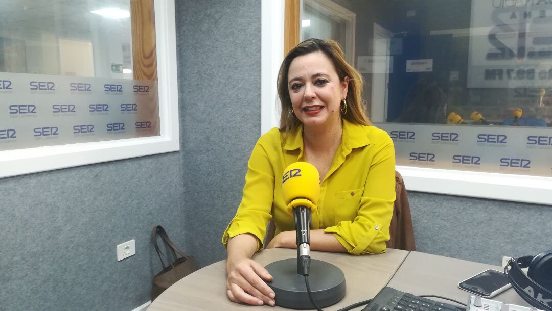 Dolores Corujo (PSOE) en los estudios de SER Lanzarote