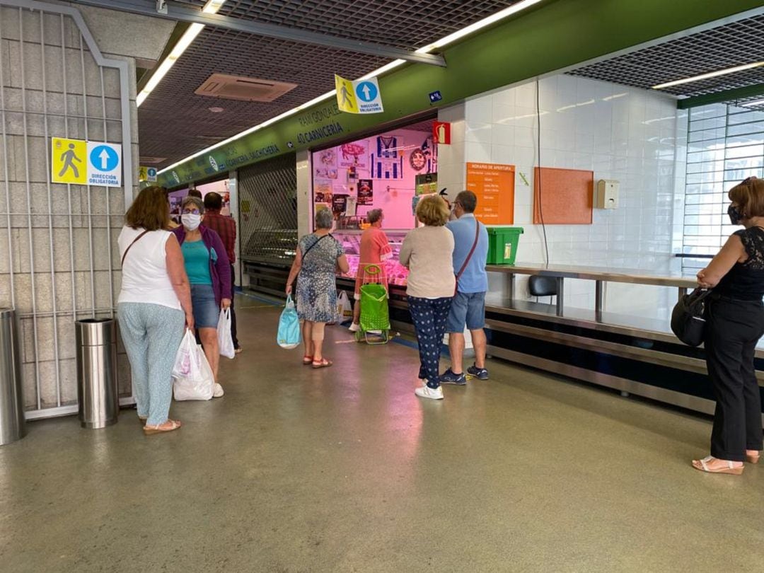 Interior del mercado