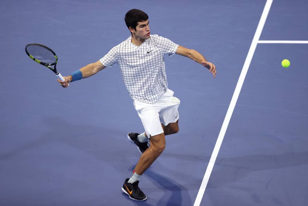 Carlos Alcaraz en el Next Gen ATP Finals