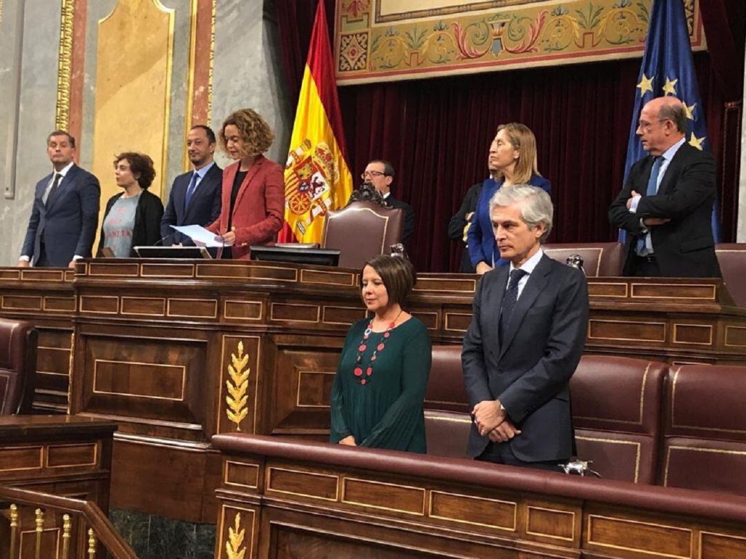 Un momento durante la sesión constitutiva en el Congreso