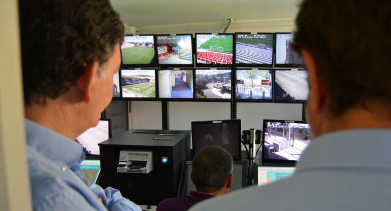 Sala de seguretat del Nou Estadi.