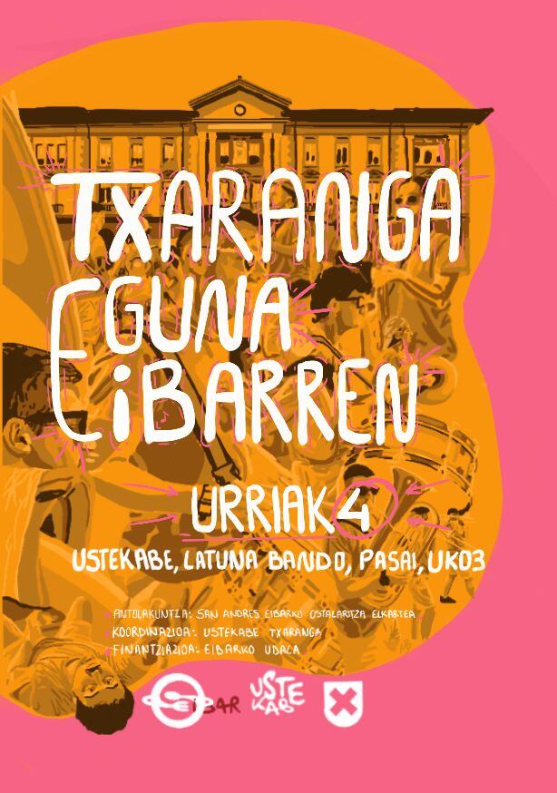 Cartel anunciador del evento, obra de Maialen Bravo