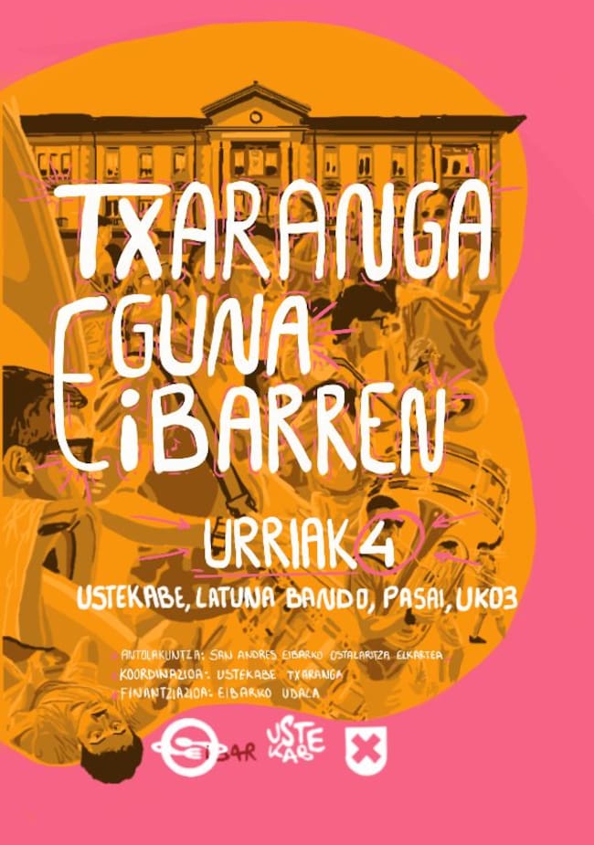 Cartel anunciador del evento, obra de Maialen Bravo