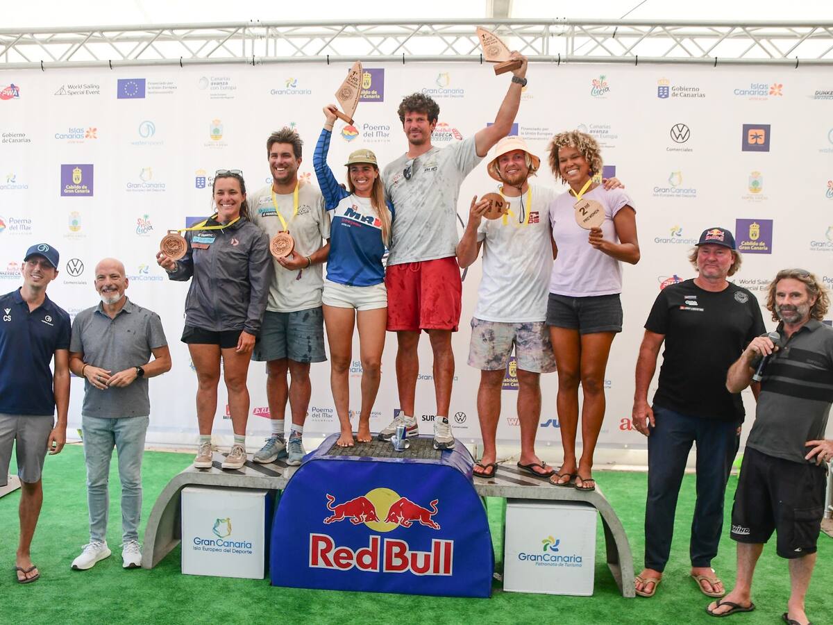 Blanca Alabau y Enrico Marotti se suben al pódium de Slalom en Gran Canaria