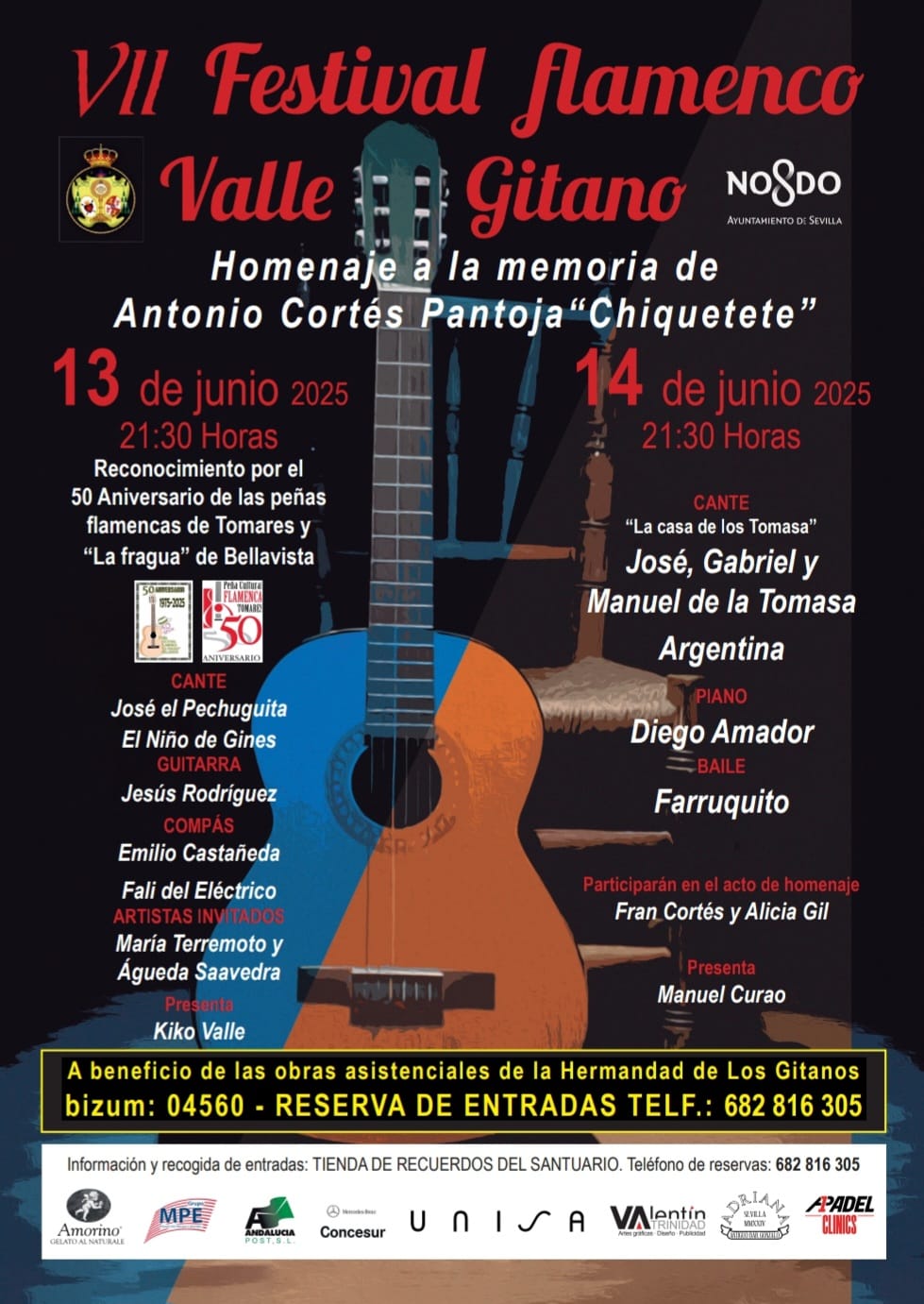 Cartel del VII Festival Flamenco Valle Gitano