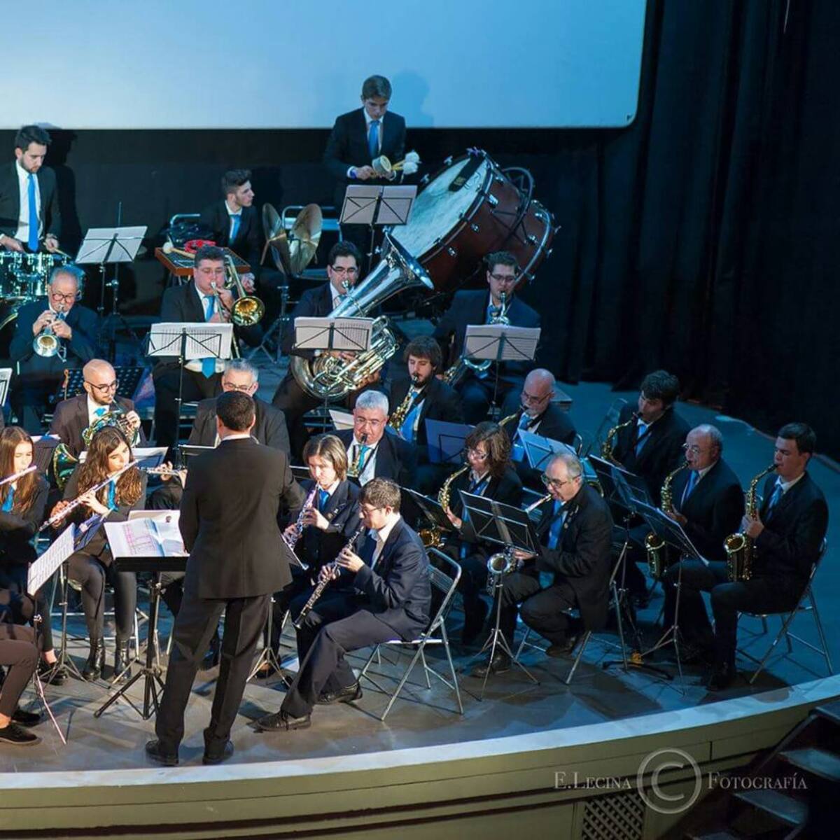 La banda de música le pone sonido a la primavera