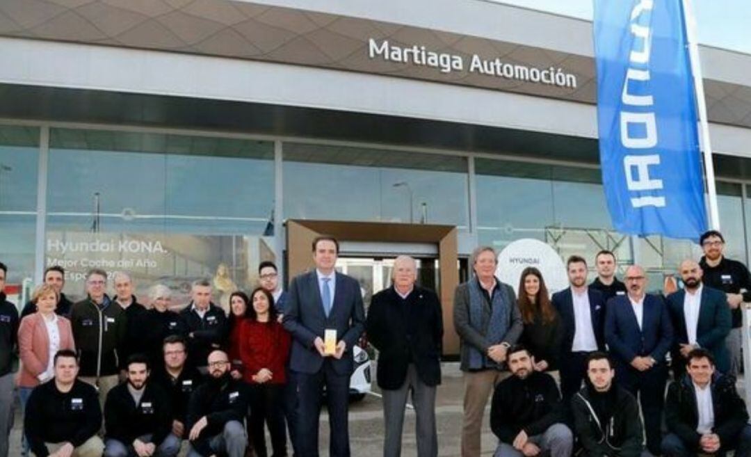 Trabajadores del concesionario Martiaga Automoción