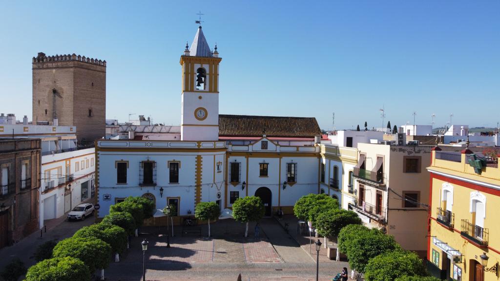 Plaza de España en La Algaba