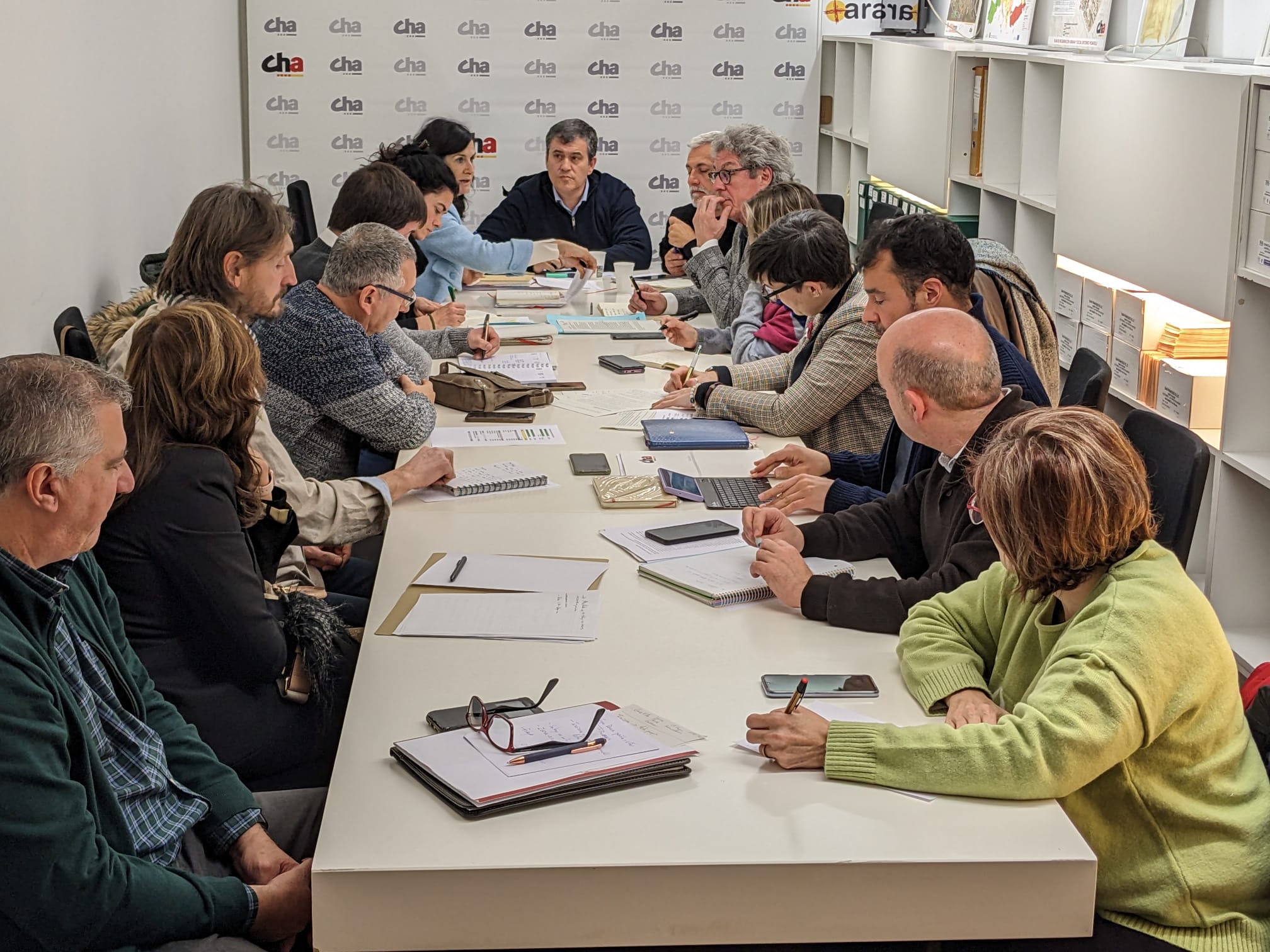 Reunión del Consello de Chunta Aragonesista