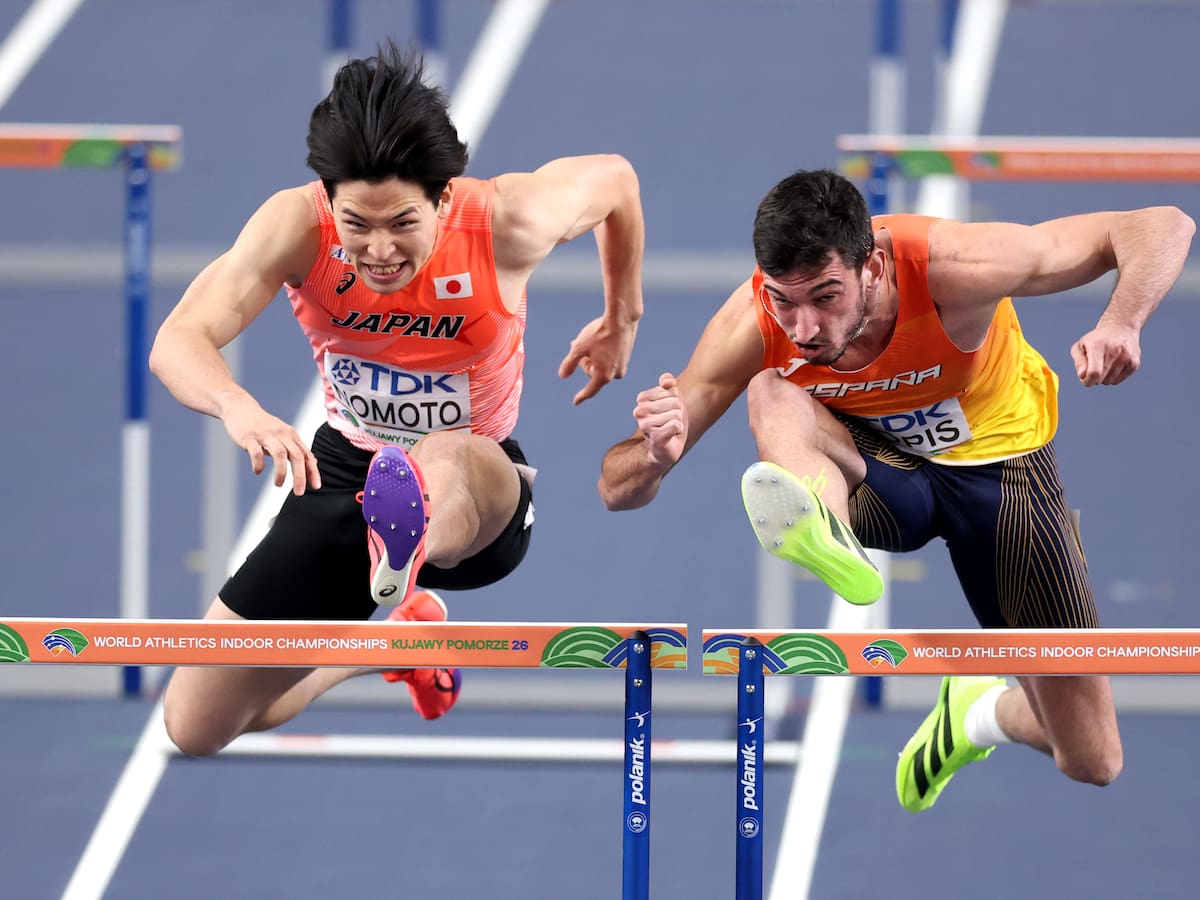 Quique Llopis se lleva la plata en 60 metros vallas en el Mundial de atletismo