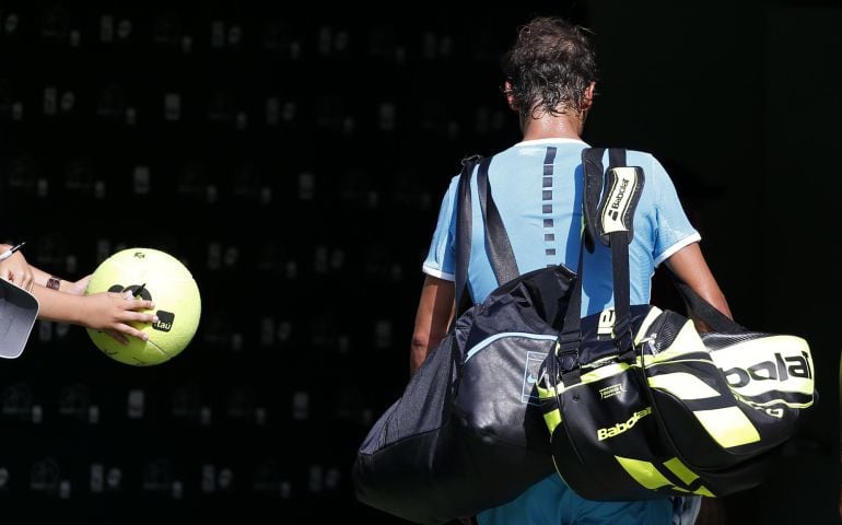 Nadal abandona la pista de Miami 