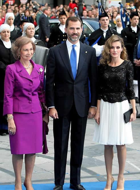 El príncipe en la gala de entrega de los Premios Príncipe de Asturias 2012