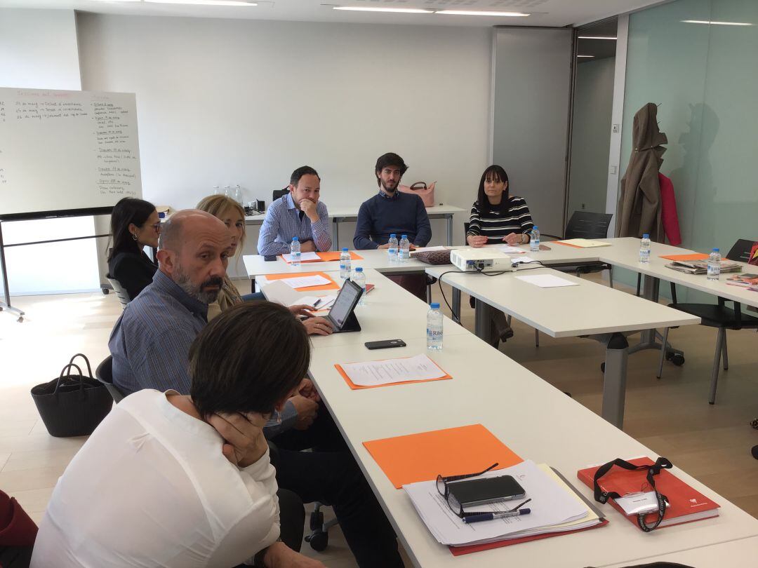 Primera reunió del grup parlamentari demòcrata de la VIII legislatura