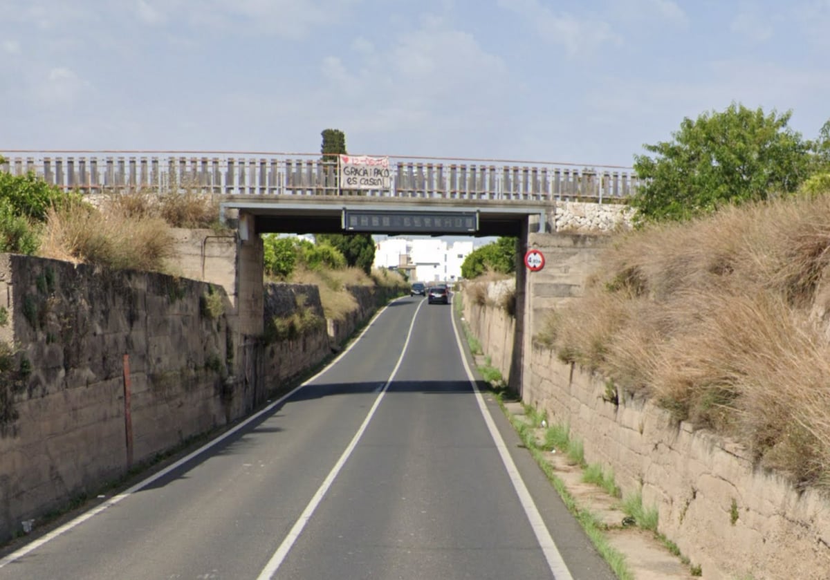 Carretera de Bellreguard a la playa