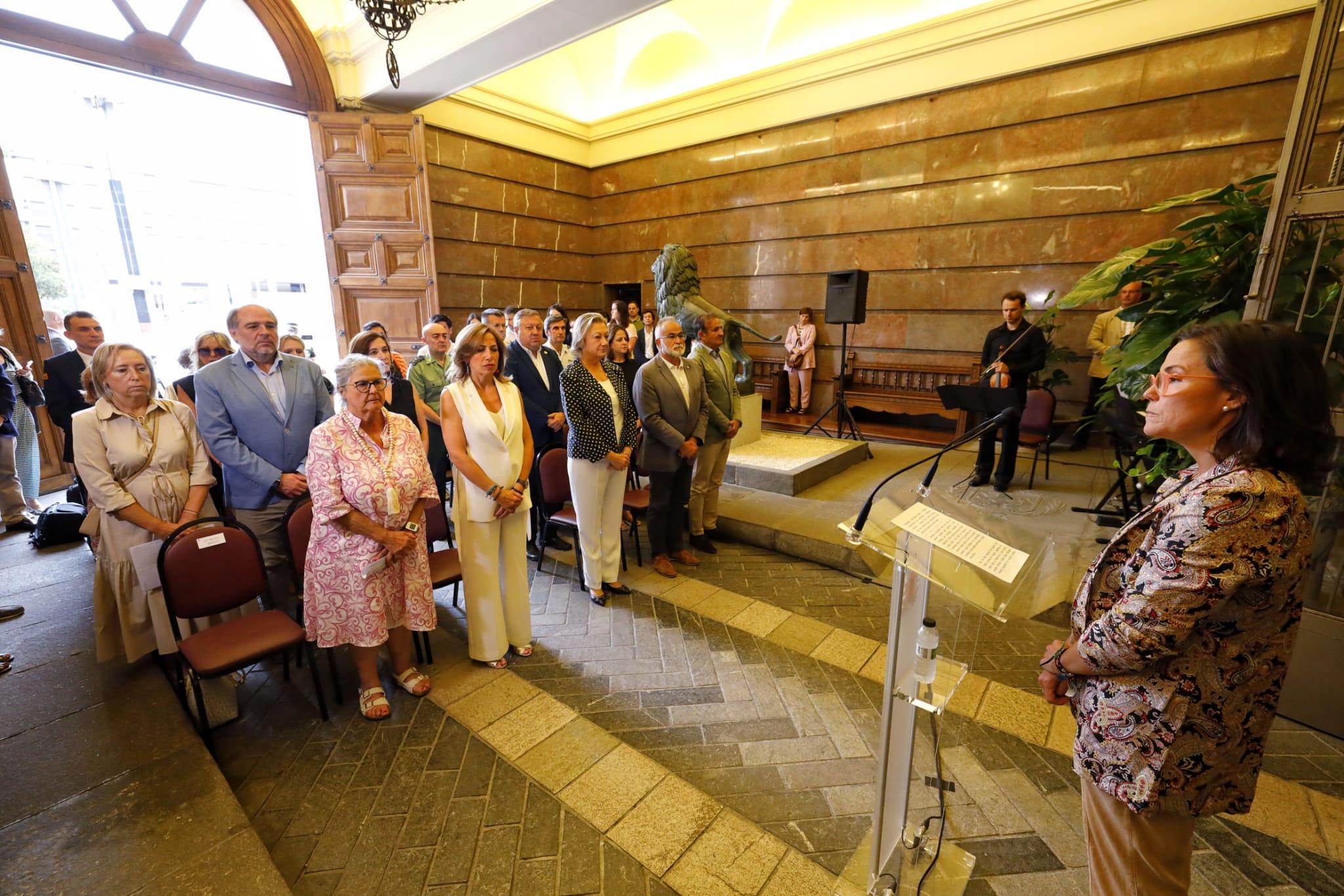 Homenaje a las víctimas del Hotel Corona de Aragón