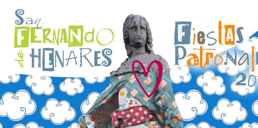 Cartel de las Fiestas Patronales de San Fernando de Henares 2019