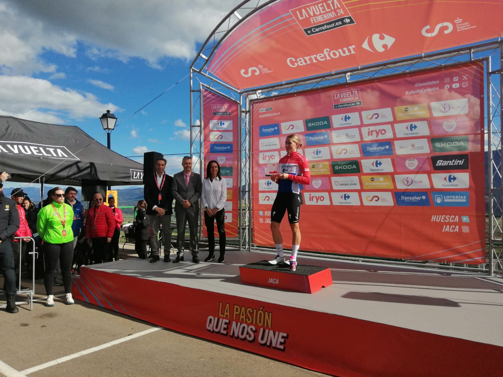 Vollering, nueva líder de la Vuelta tras ser la más fuerte en el Alto del Fuerte Rapitán