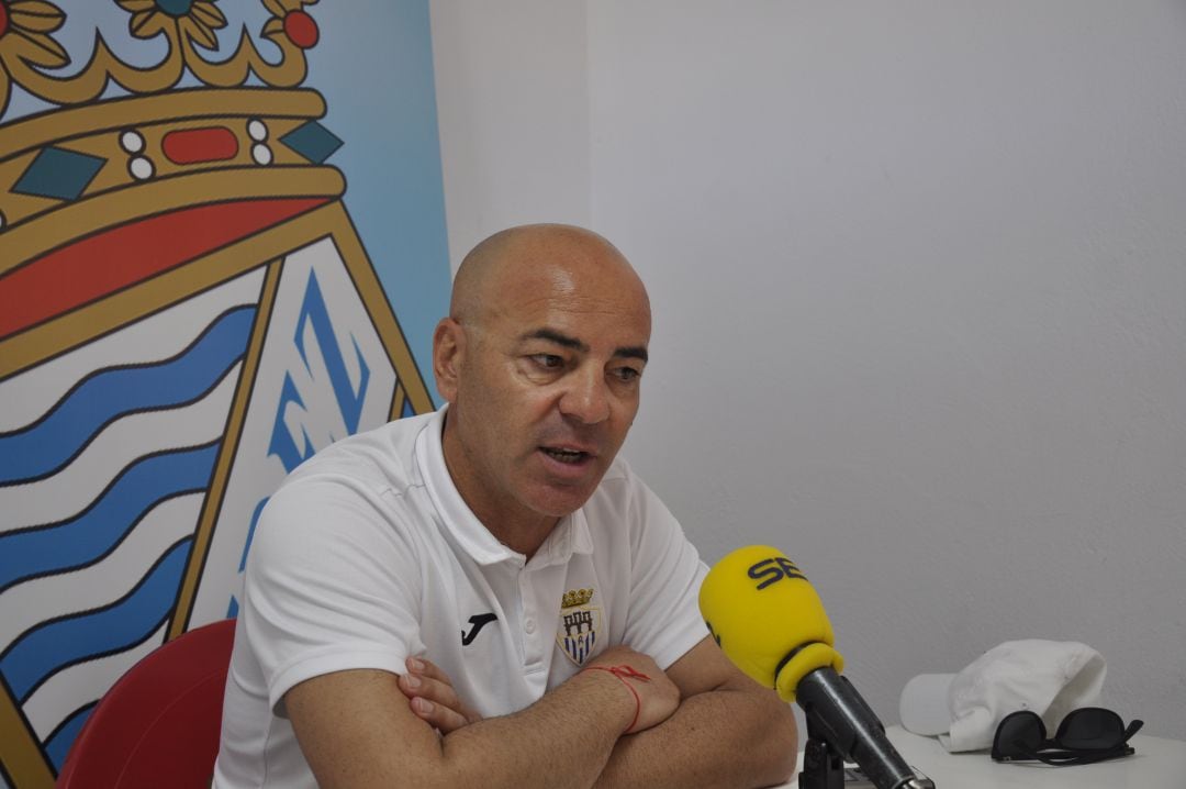 Pepe Bermúdez durante una rueda de prensa 