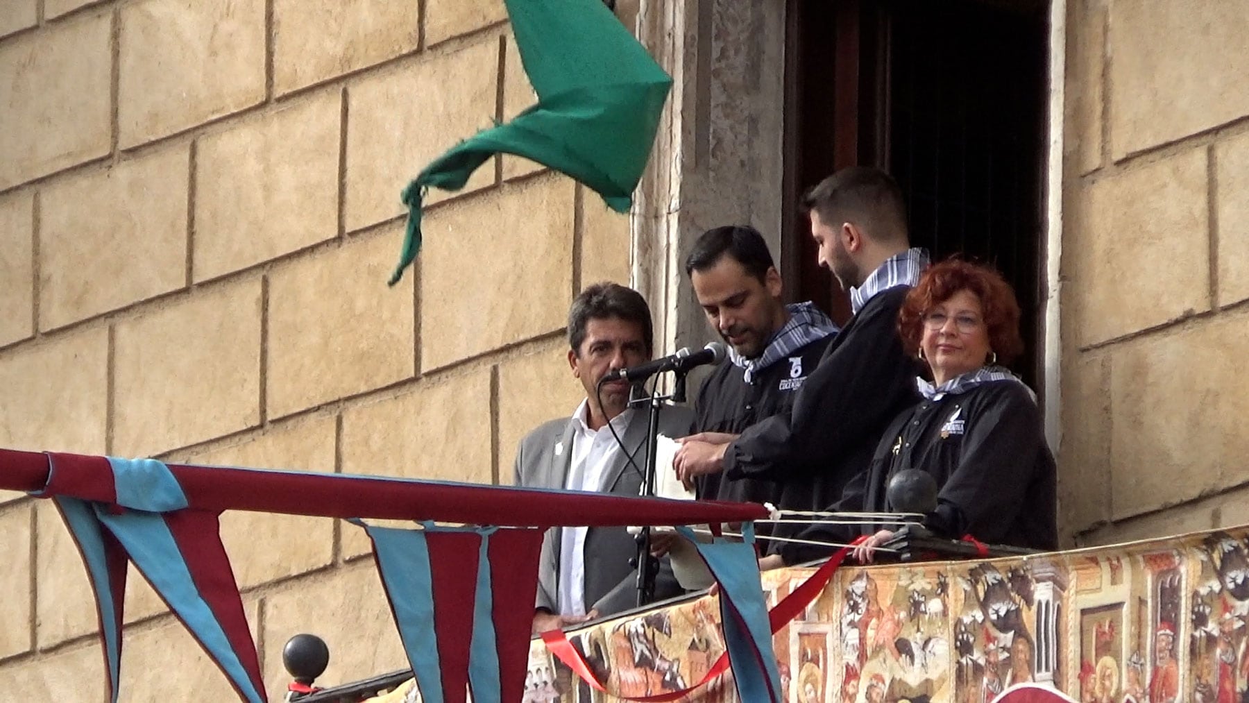 Imagen de archivo de la lectura del Privilegi en la inauguración de la 677 Fira de Tots Sants de Cocentaina en 2023