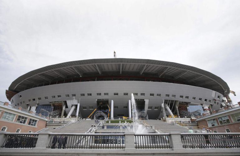 Vista del nuevo estadio del Zenit de San Petersburgo, una de las sedes del Mundial