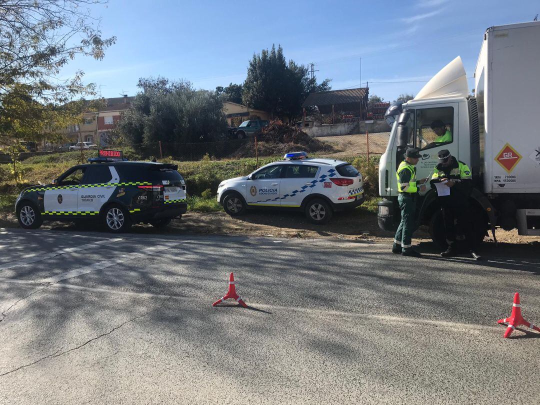 Control de vehiculos pesados en Guadix