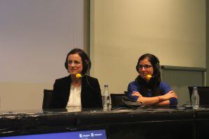 Elena Tejedor y Amalia Correcher en la mesa de El Larguero.