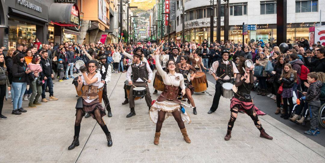 Espectacle d'una edició anterior de l'Andorra Shopping Festival.