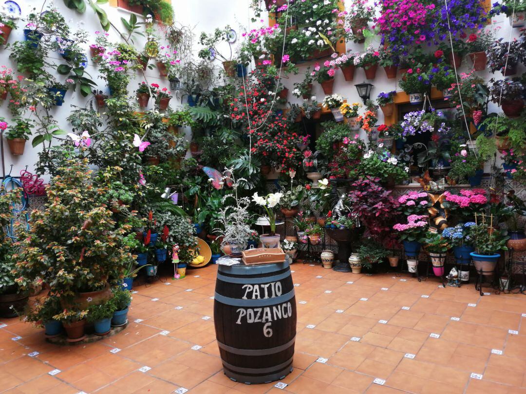 Patio de la calle Pozanco 6.