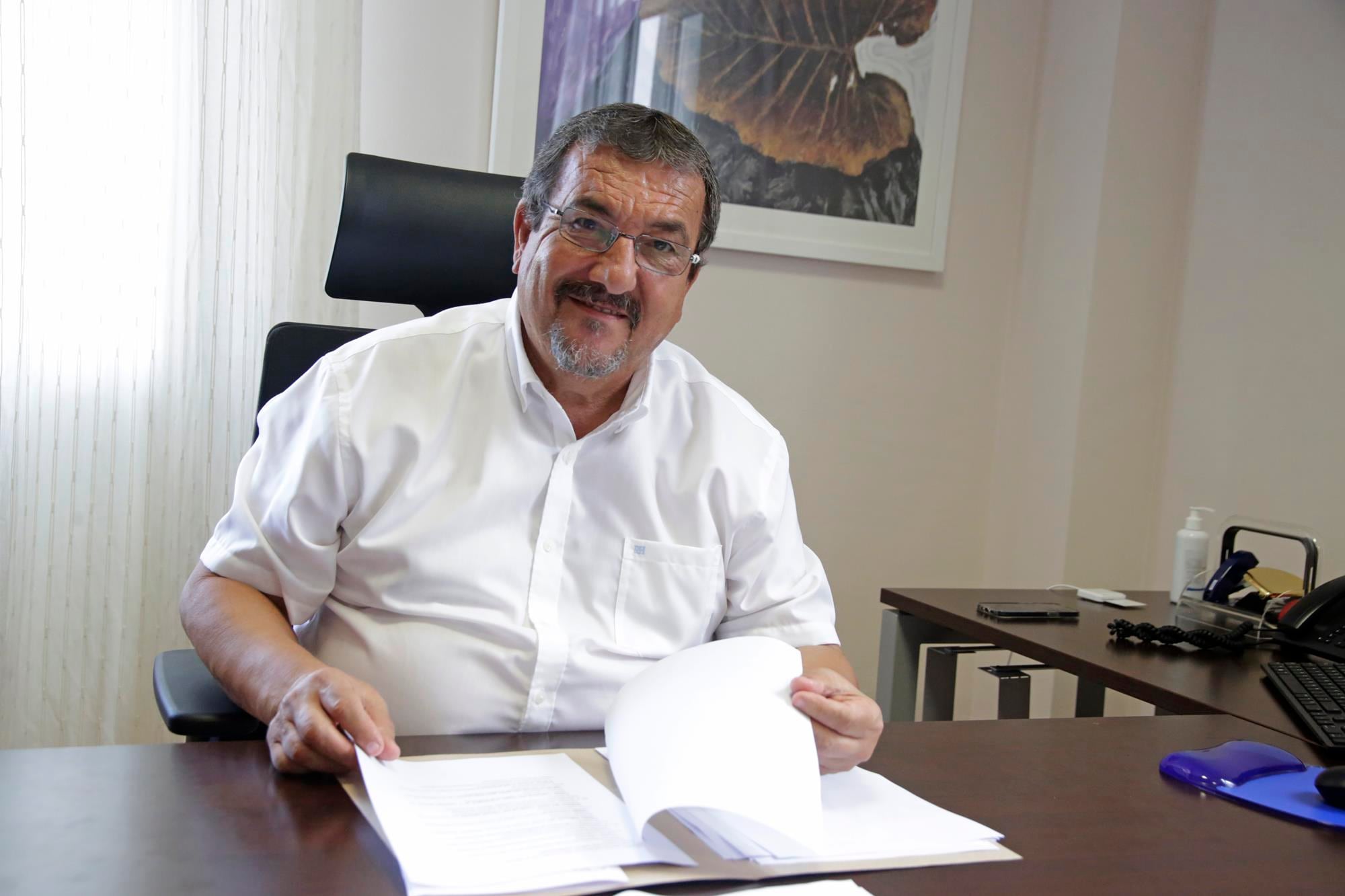 Miguel Ángel Jiménez, consejero de Energía e Industria del Cabildo de Lanzarote.