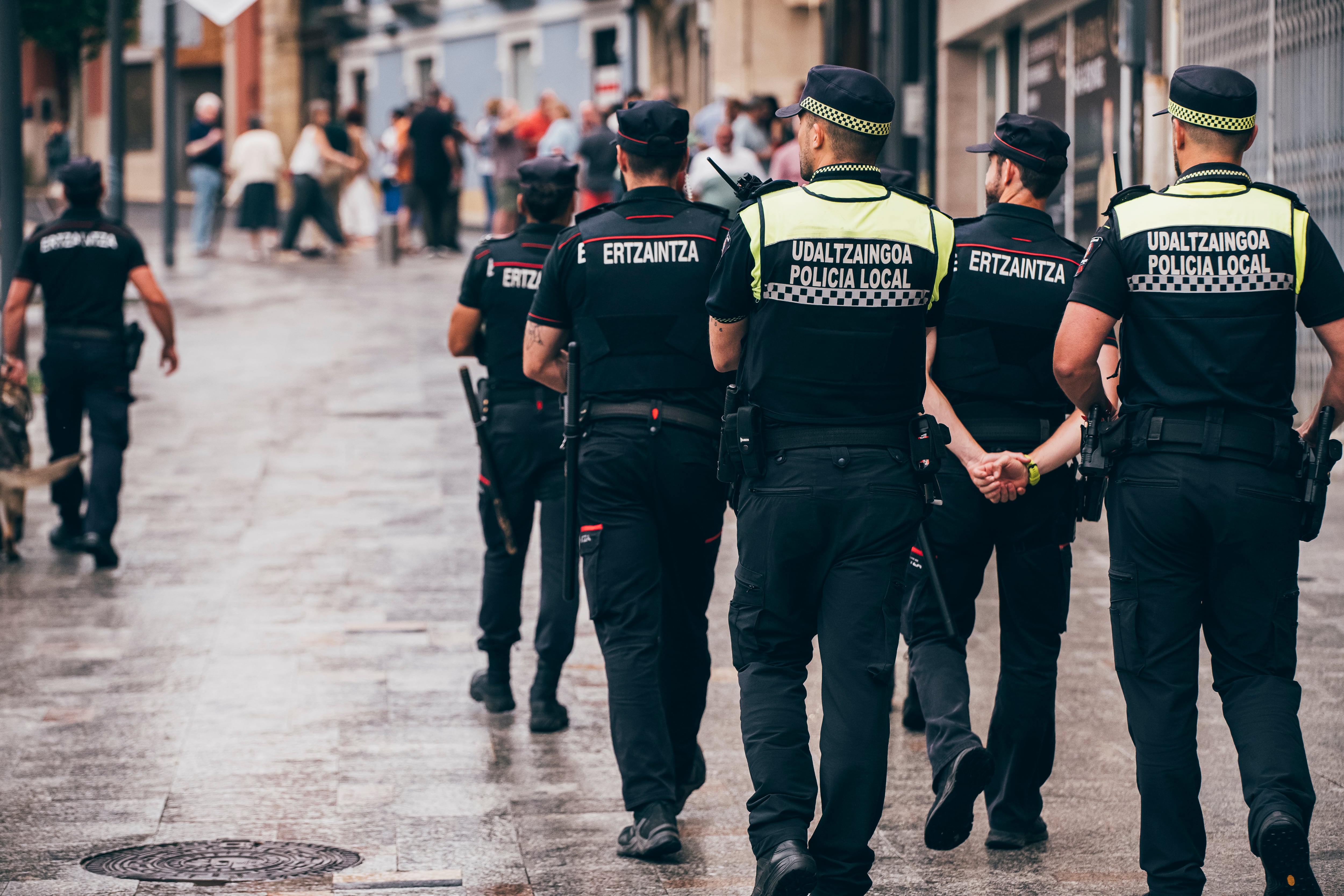 Patrullaje a pie de la Policía Local de Irun / Irungo Udaltzaingoa