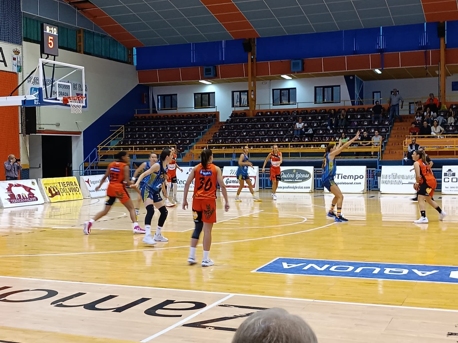 Partido del CD Zamarat contra Canoe