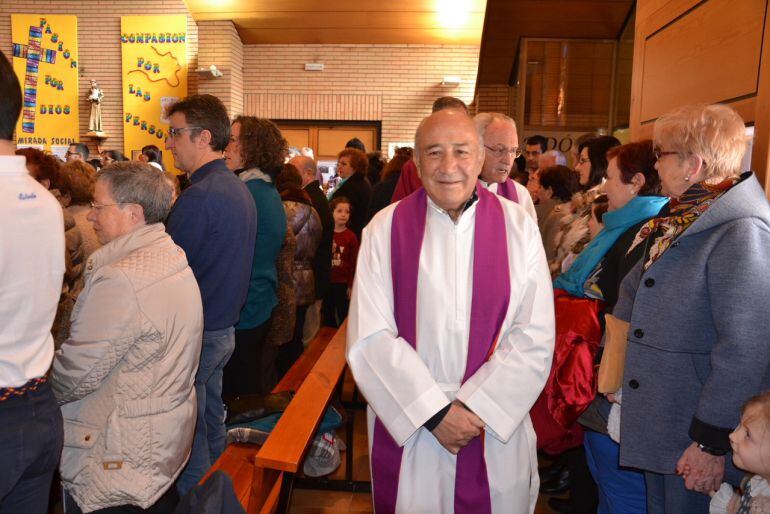 Jesús Cano en el Día de la Comunidad de la Parroquia de San Antonio en Palencia