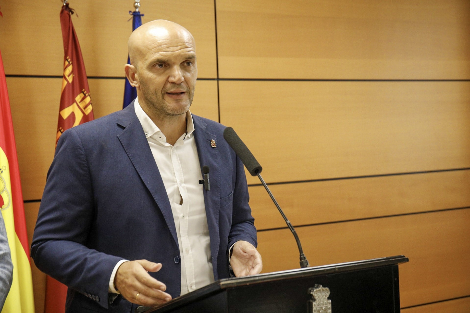 Enrique Lorca, portavoz  municipal del PSOE en Murcia