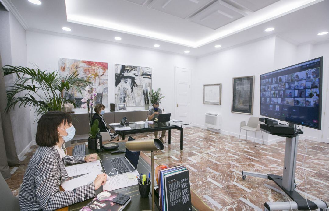 Pleno infantil virtual de educación viaria en Gandia