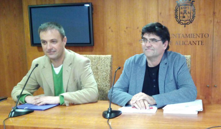 Pavón y Bellido en una foto de archivo