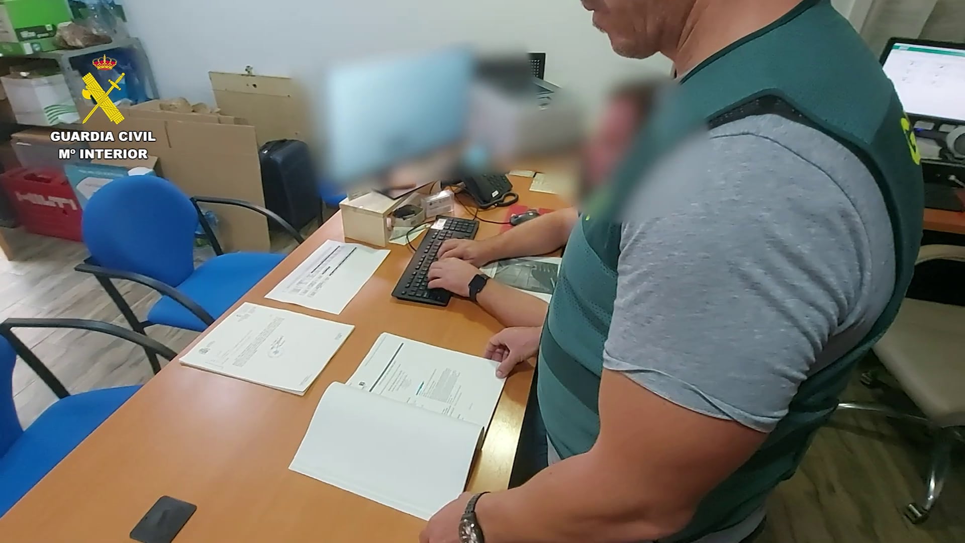 Guardia Civil consigue desmantelar a este grupo criminal