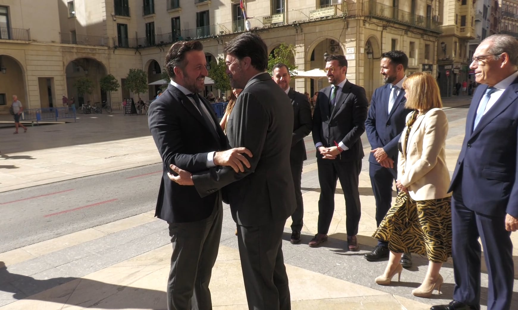 Pablo Ruz y Luis Barcala