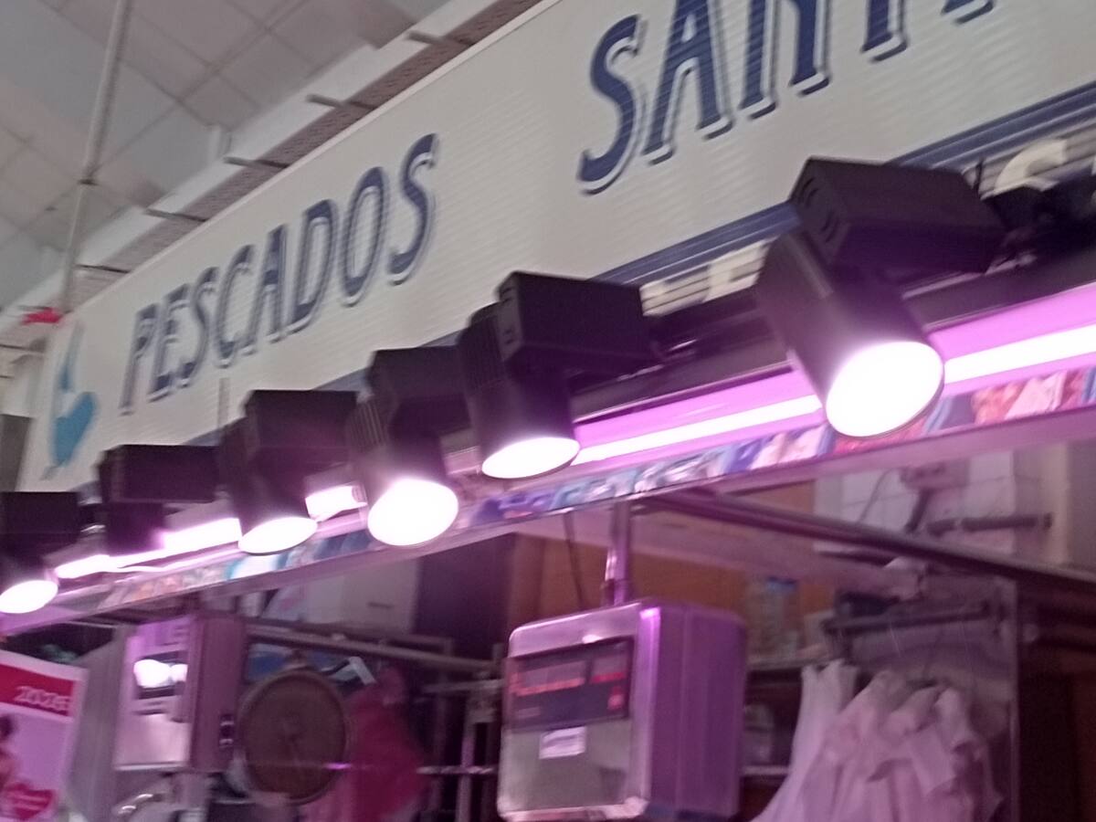 Los usuarios del mercado El Pla-Carolinas de Alicante denuncian las continuas goteras desde su rehabilitación hace seis años