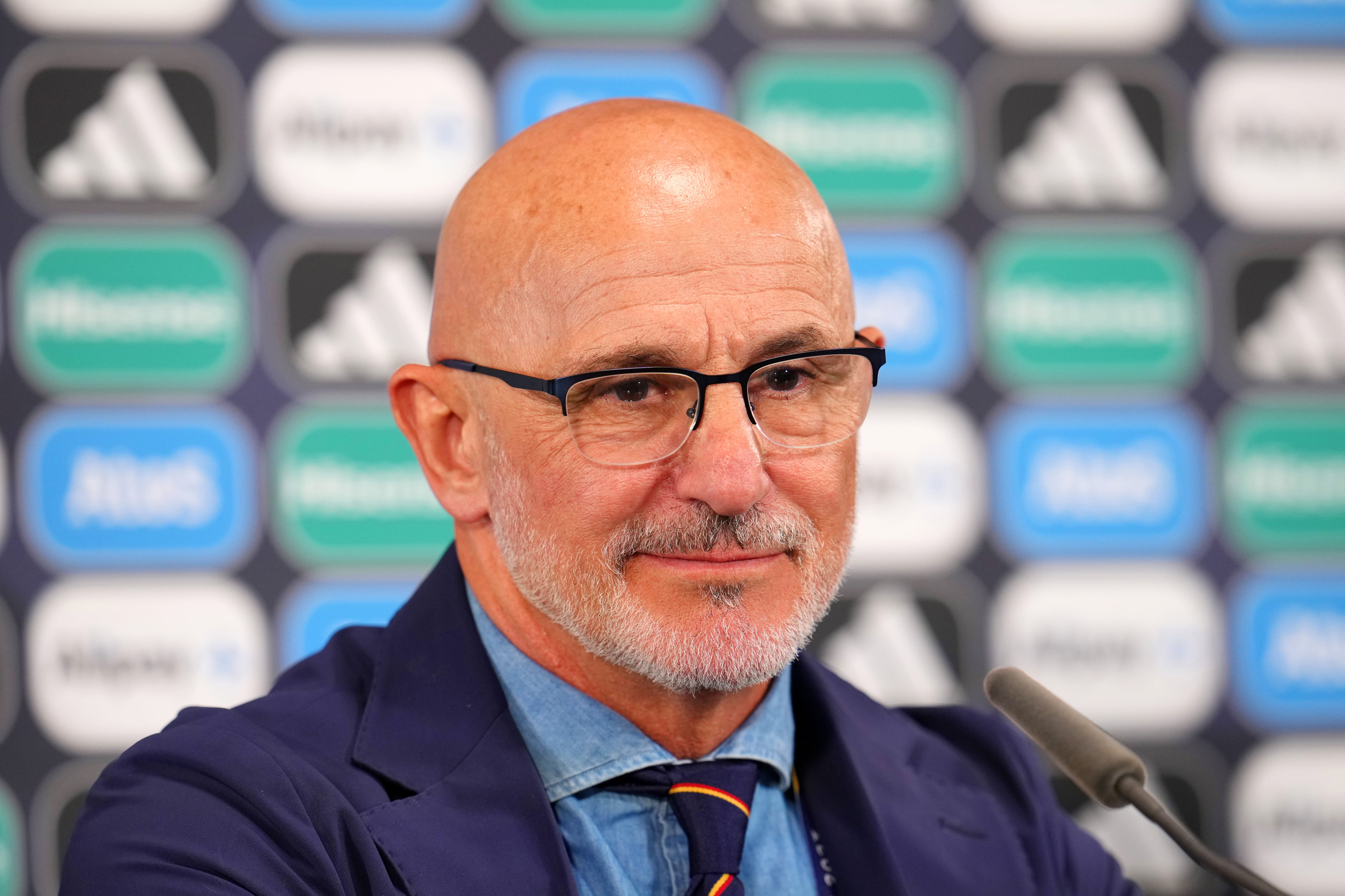 Luis de la Fuente, durante la rueda de prensa tras la semifinal de la Nations League ante Italia