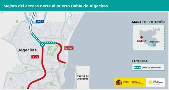 Mejora del acceso norte al puerto de Algeciras