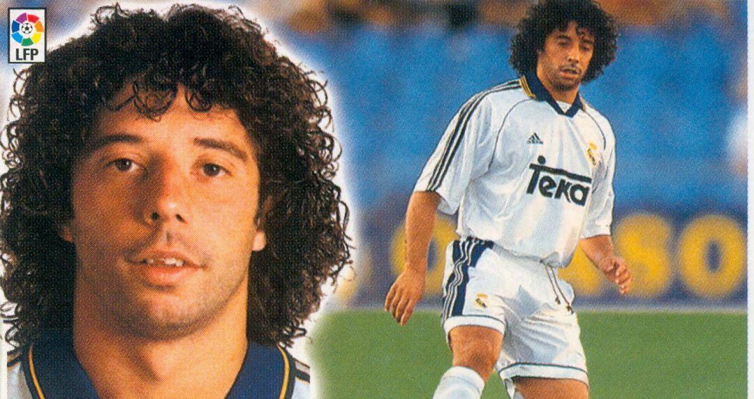 Ivan Campo durante su etapa en el Real Madrid